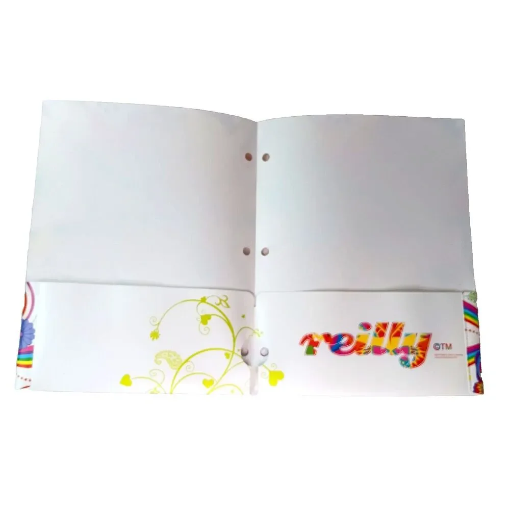 Mead Trapper Keeper Folders Butterflies Hearts Flowers Hippie Retro Vintage Four